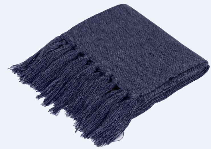 Acrylschal - royalblau