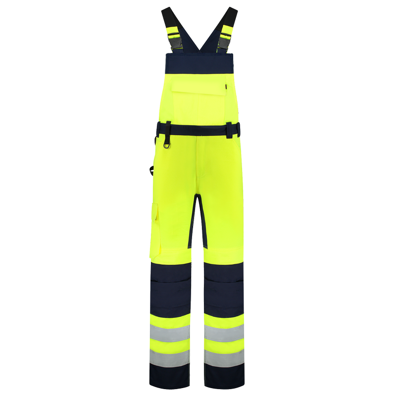 TRICORP Warnschutz Latzhose Bicolor - Fluor Yellow-Ink