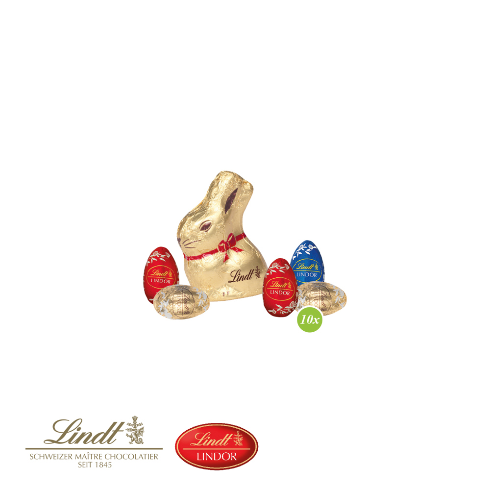 3D Präsent "LKW" Ostern mit Schokoladenmischung von Lindt