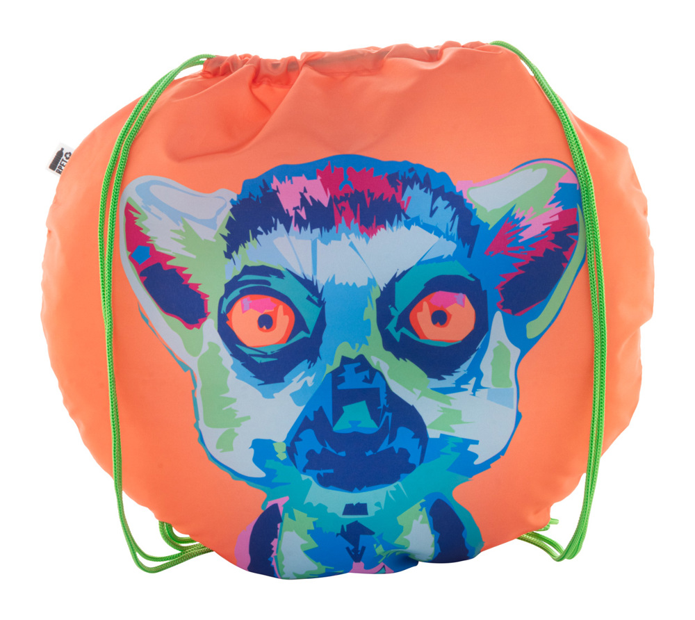 CreaDraw Circle - Individueller Turnbeutel - grün/weiß