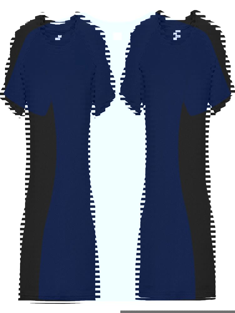 SP Run Damen-Sportshirt, 140 g/m2, 100 % Polyester - Navy