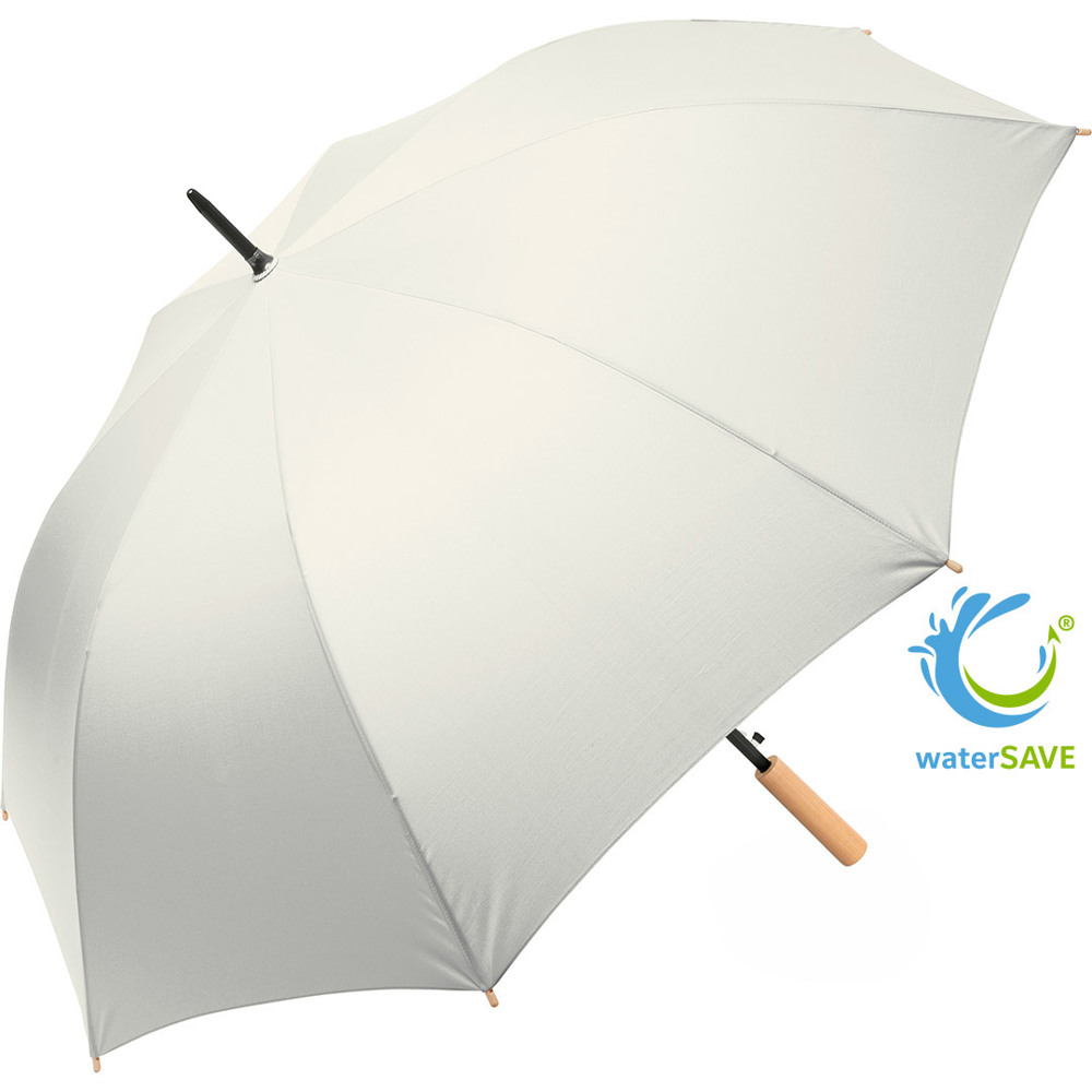 2304 AC-Gästeschirm ÖkoBrella - naturweiß wS