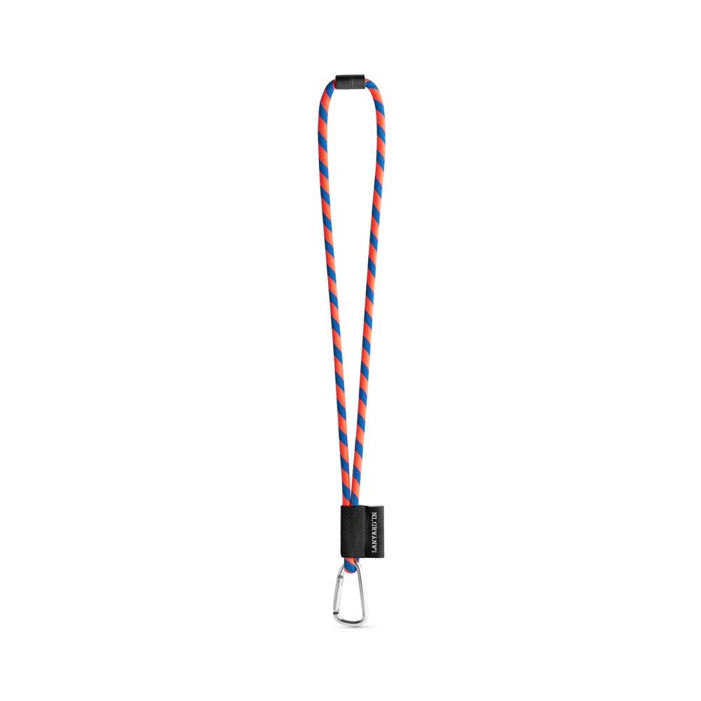 75089. Lanyard Tube Long Set II. Standardmodelle - Orange Hexachrome , Königsblau