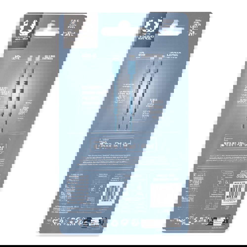 2ULC200 | Fresh 'n Rebel USB-C zu Apple Lightning Kabel 2.0m