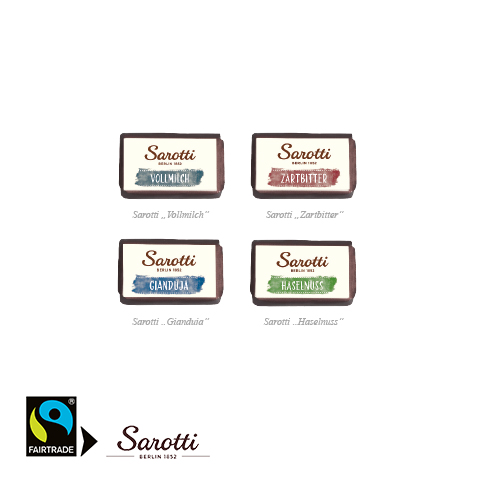 3D Adventskalender "Bus" mit Sarotti Fairtrade®