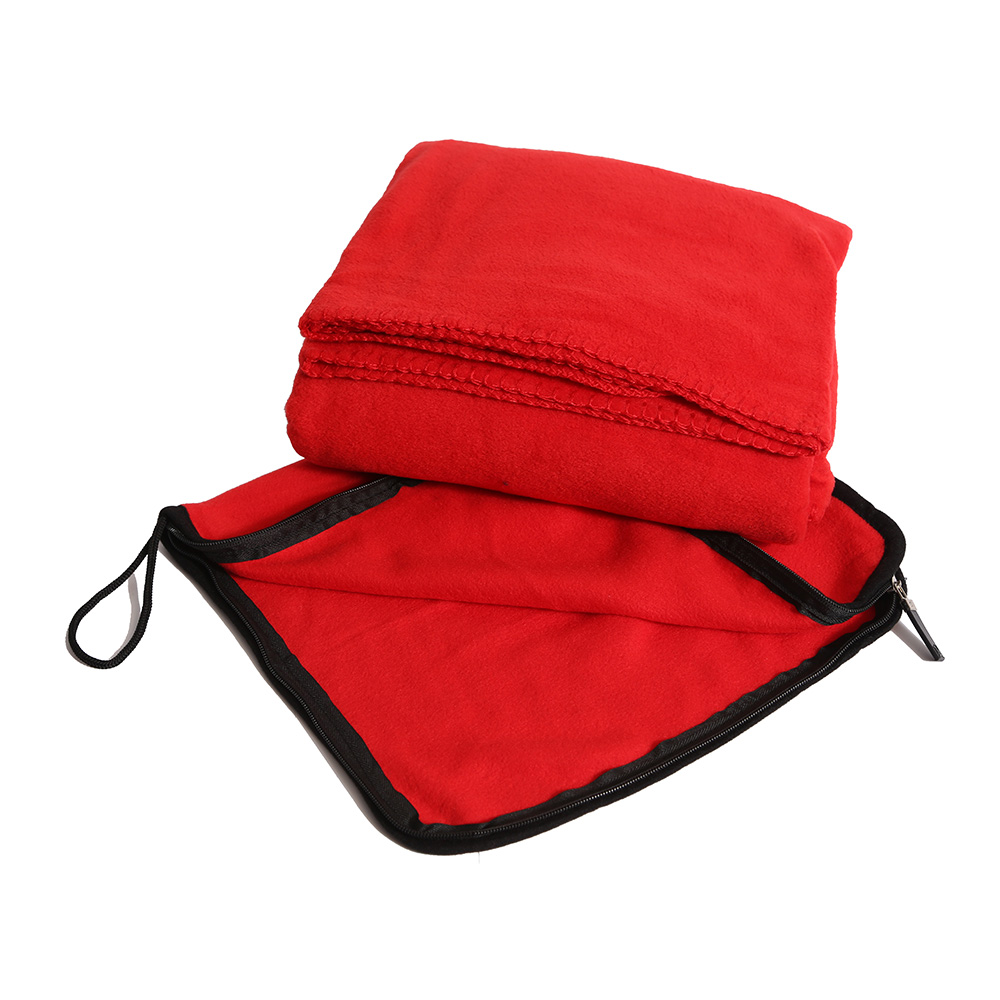 Decken-/Kissen-Set "2 in 1" - rot