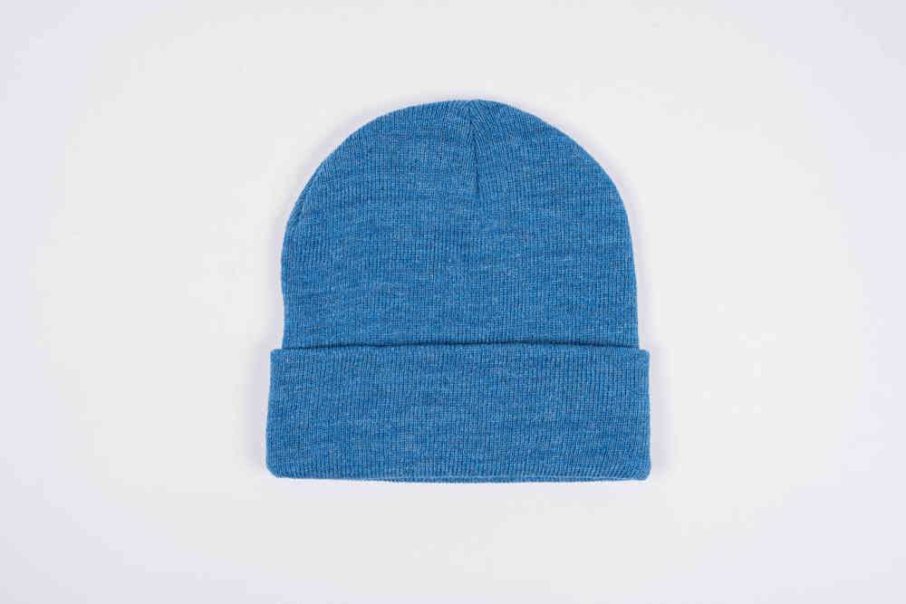 Acrylmütze - royalblau-melange