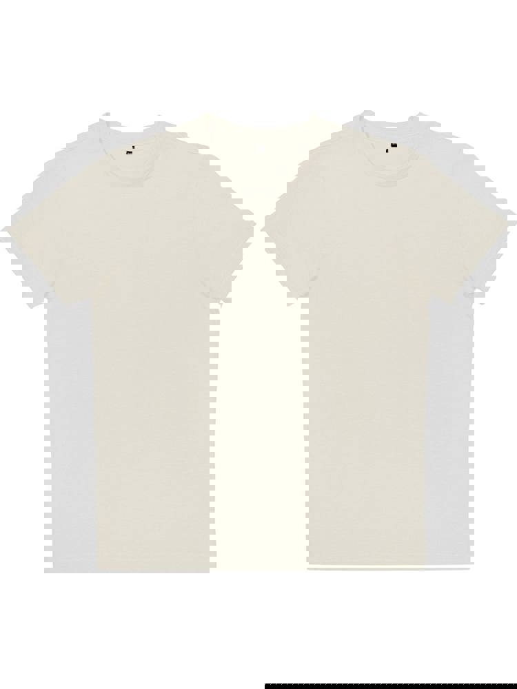 BS Moon Kinder-T-Shirt, 150 g/m2, 100 % Bio-Baumwolle - Helles Weiß