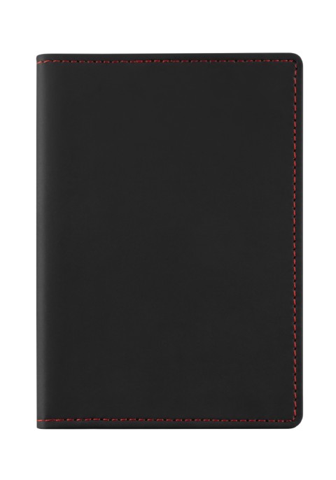 Blackmaxx® Ausweistasche "ColourCraft" schwarz - Schwarz/Rot