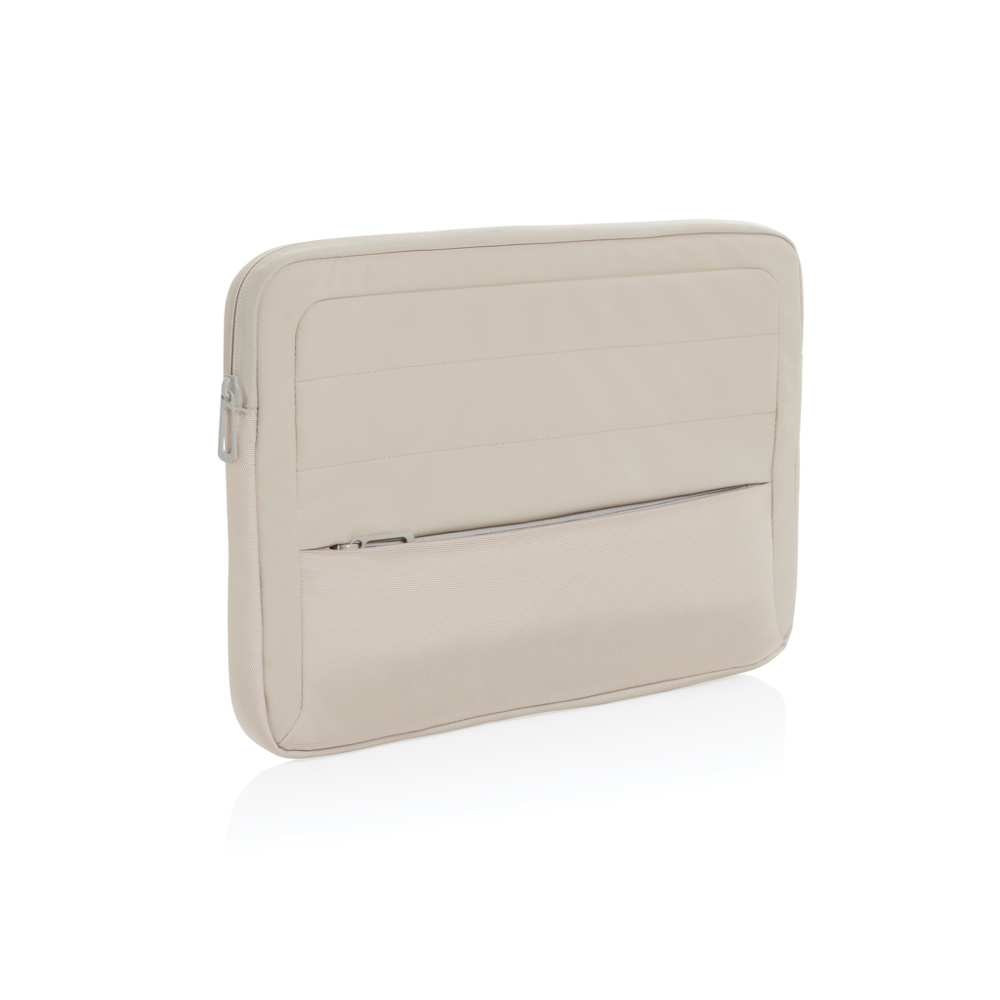 Armond AWARE™ RPET 15.6" Laptop-Sleeve - beige (± PMS Warm Grey 1)