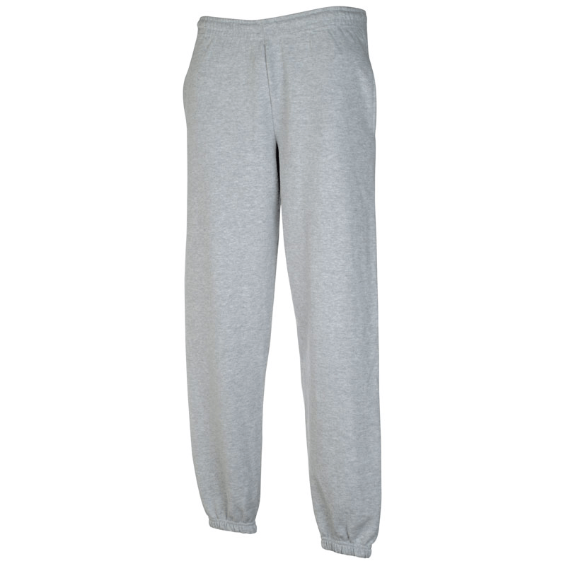 640400 - Premium Elasticated Cuff Jog Pants - graumeliert