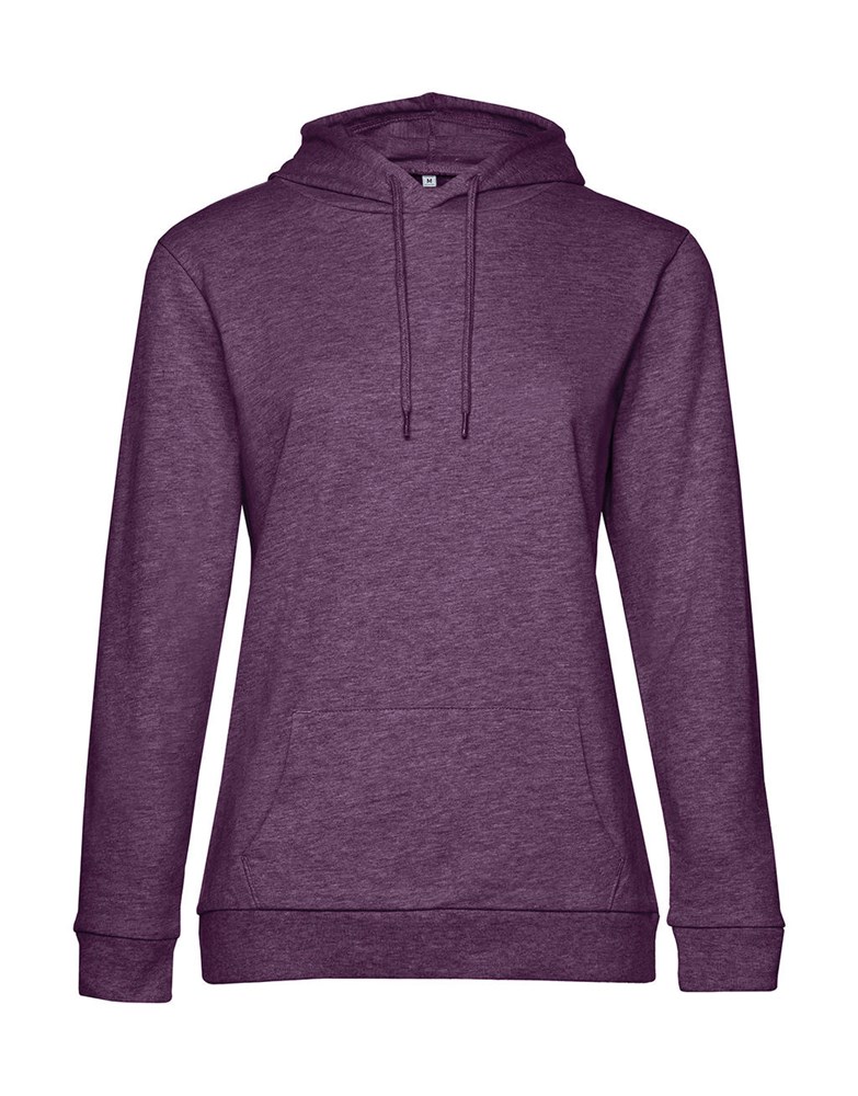 #Hoodie /women French Terry - Heather Purple