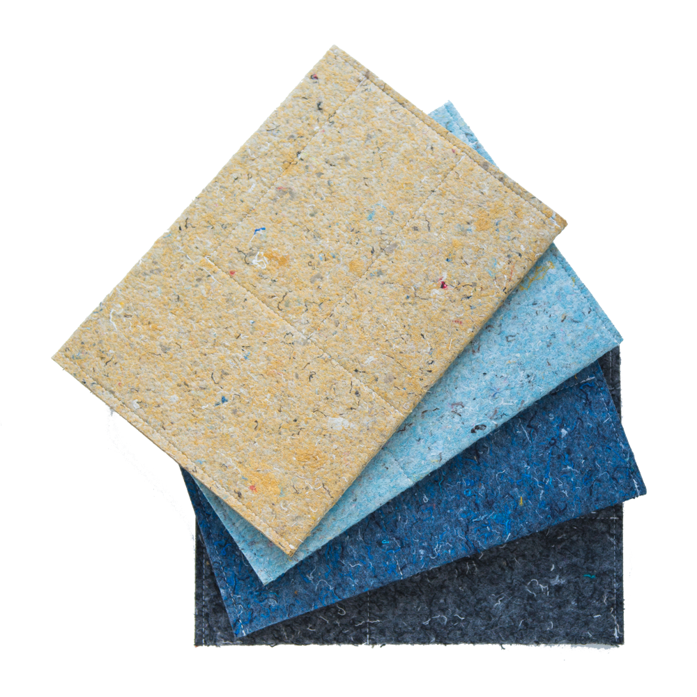 i-did - Mosi | Notizbuch Organizer - filz - Dew Blue