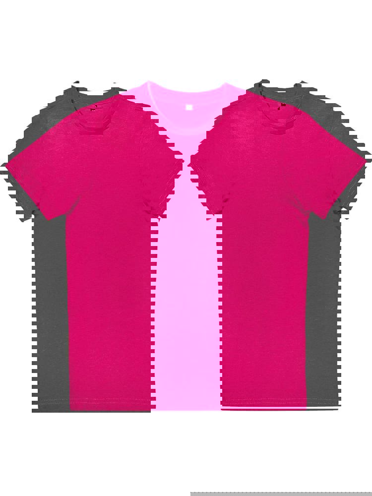 BS Moon Kinder-T-Shirt, 150 g/m2, 100 % Bio-Baumwolle - Fucsia