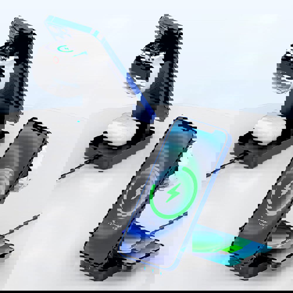 2708 | Xoopar Icon 3 in 1 Magnetic Wireless charger