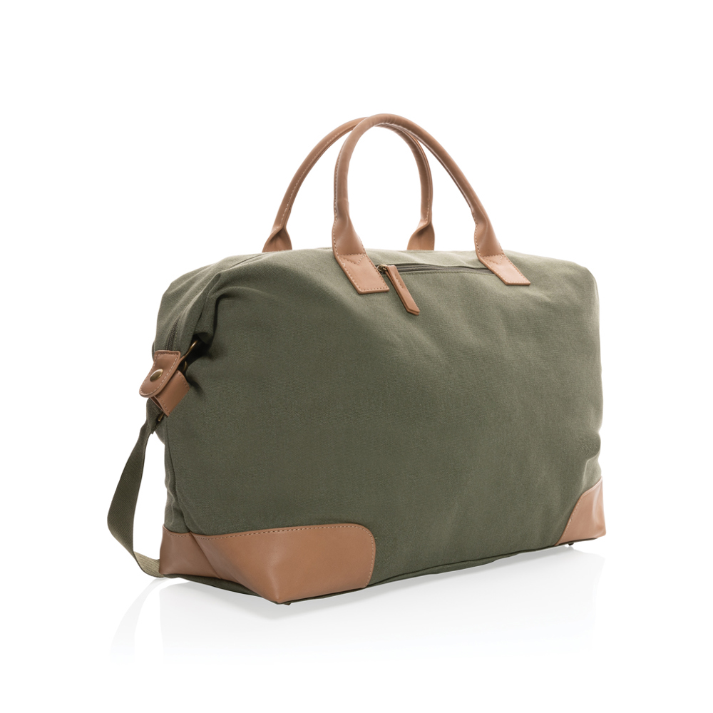 Impact AWARE™ 16 oz. rCanvas große Wochenendtasche - grün (± PMS 7498)