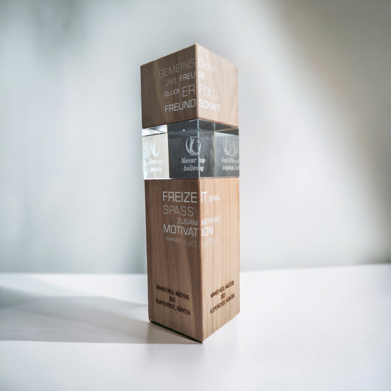 Holz Glas Cubex Award, Eiche