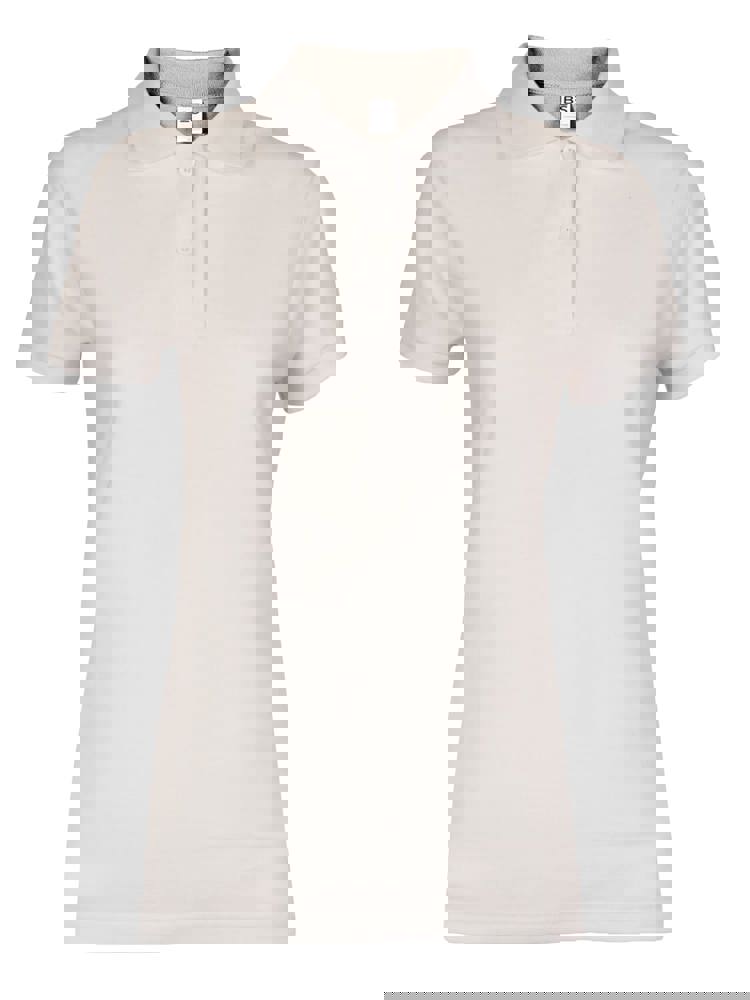 BS Evolution Damenpolo, 180 g/m2, 100 % Baumwolle - Helles Weiß (12-0304 TPG)