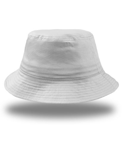 Atlantis - Bucket Cotton Hat - White