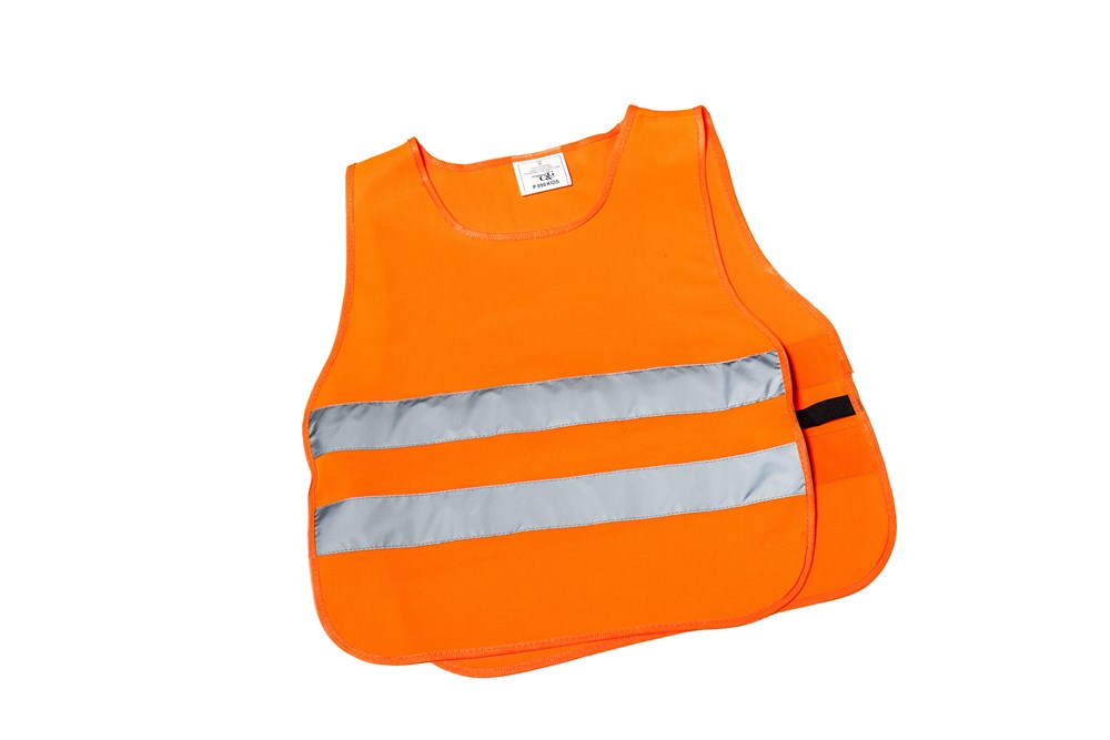 P990 - Fluo Sicherheitsjacke Sprunganzug Kinder - Fluo Orange