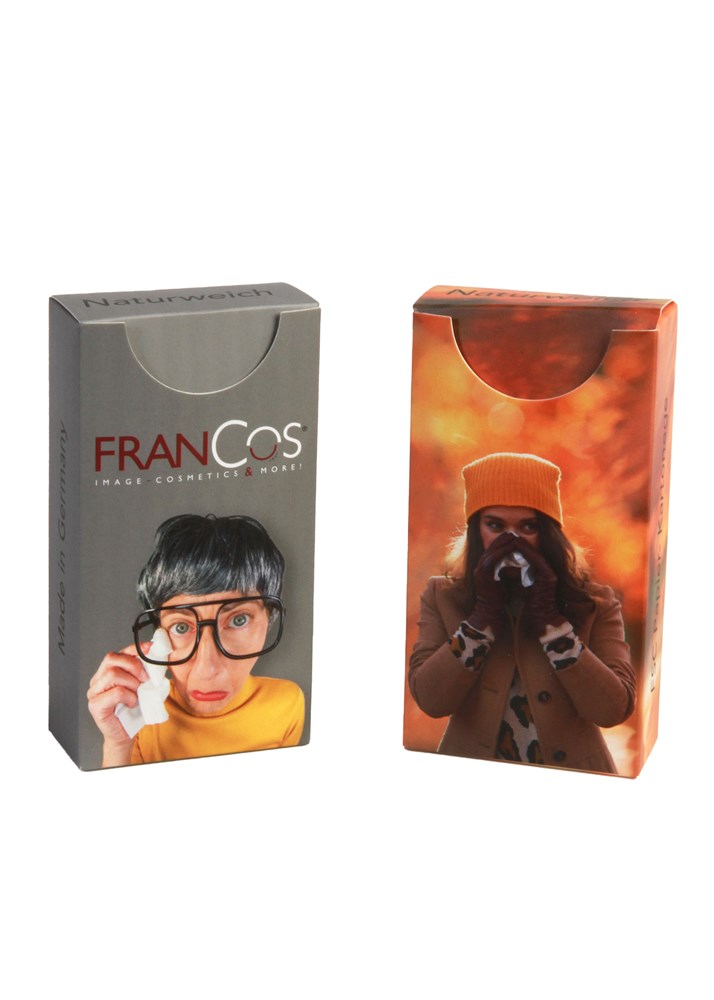 Taschentücher in einer Kartonage