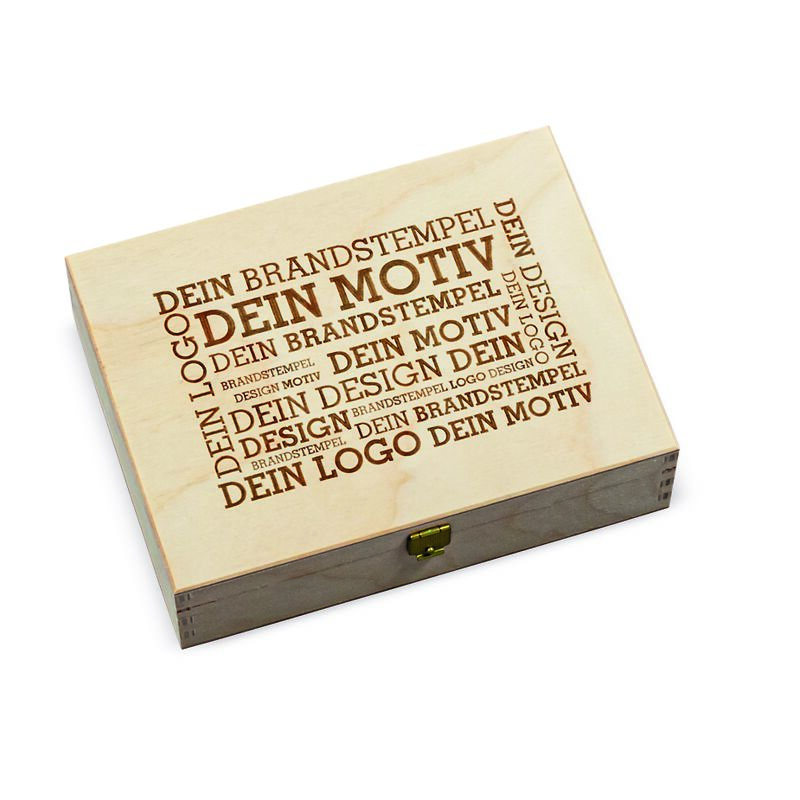 2 Premium Snacks in der Birkenholzbox