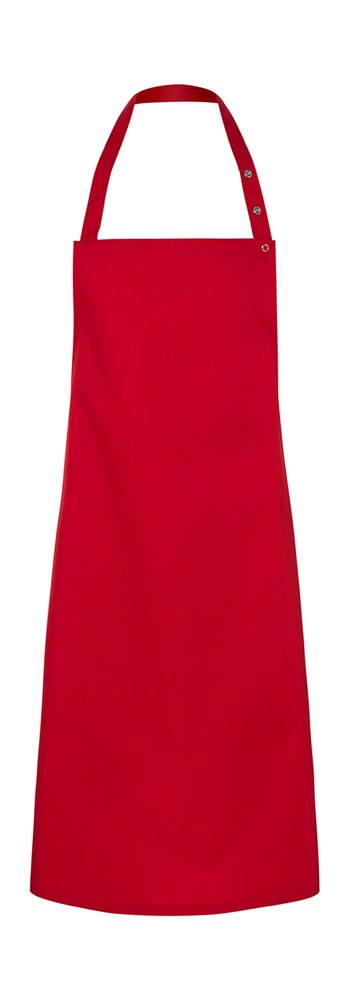 Bib Apron Press Stud Santorini - Red