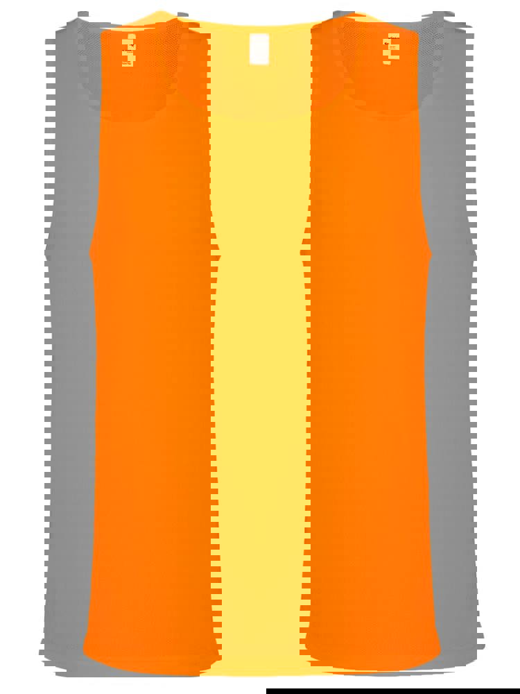 SP Step Tanktop, 140 g/m2, 100 % Polyester - Neonorange (PMS 804C)