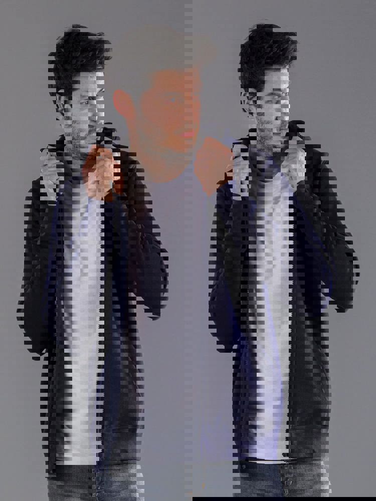 BS Vega Hoodie mit durchgehendem Reißverschluss, 280 gr/m²