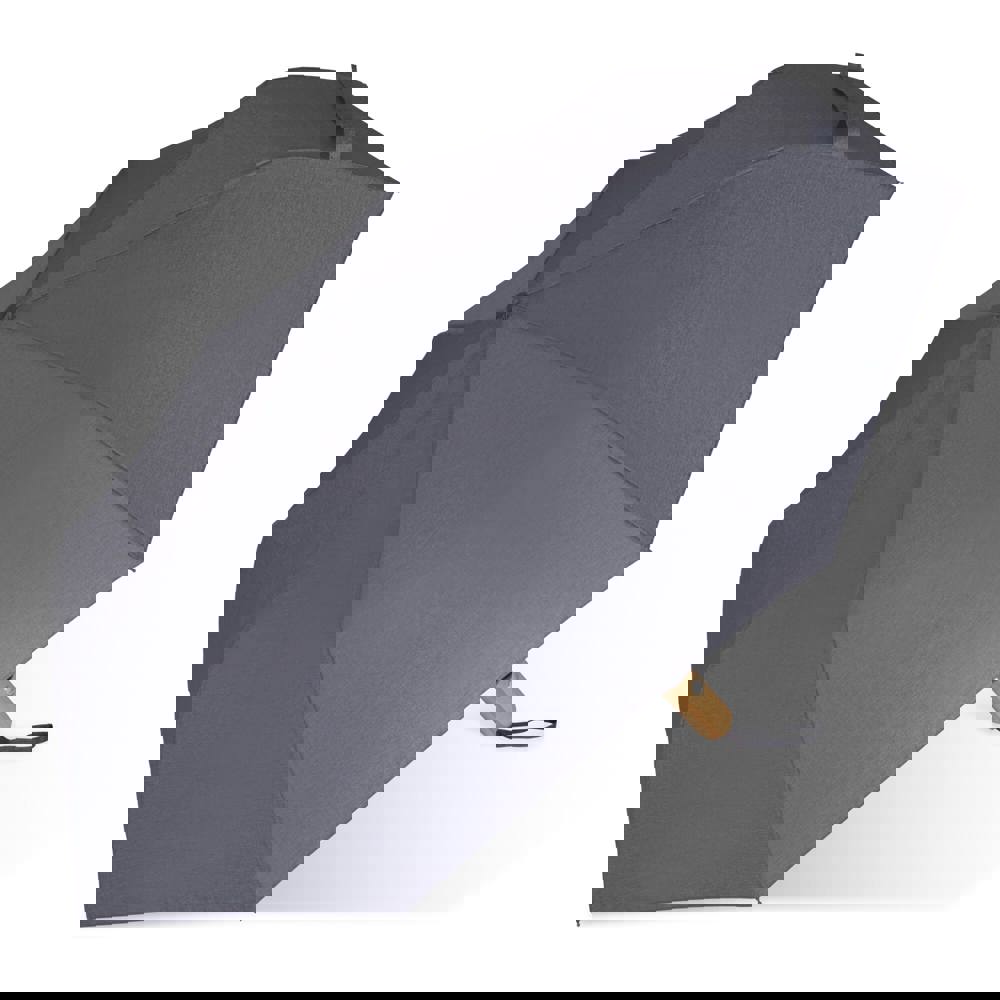 21” faltbarer Regenschirm aus R-PET -Material mit Automatiköffnung - grau