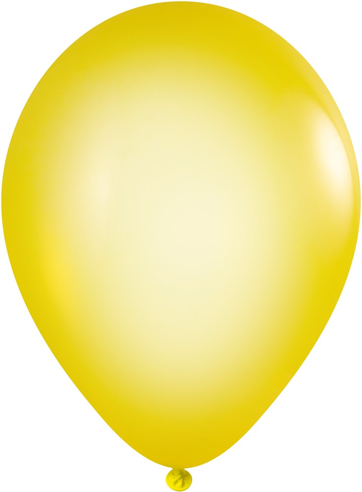 Ballons ohne Druck 85/95 cm - Ø 33 cm - 11 inch - Gelb Kristall (3310) (± PMS 107)
