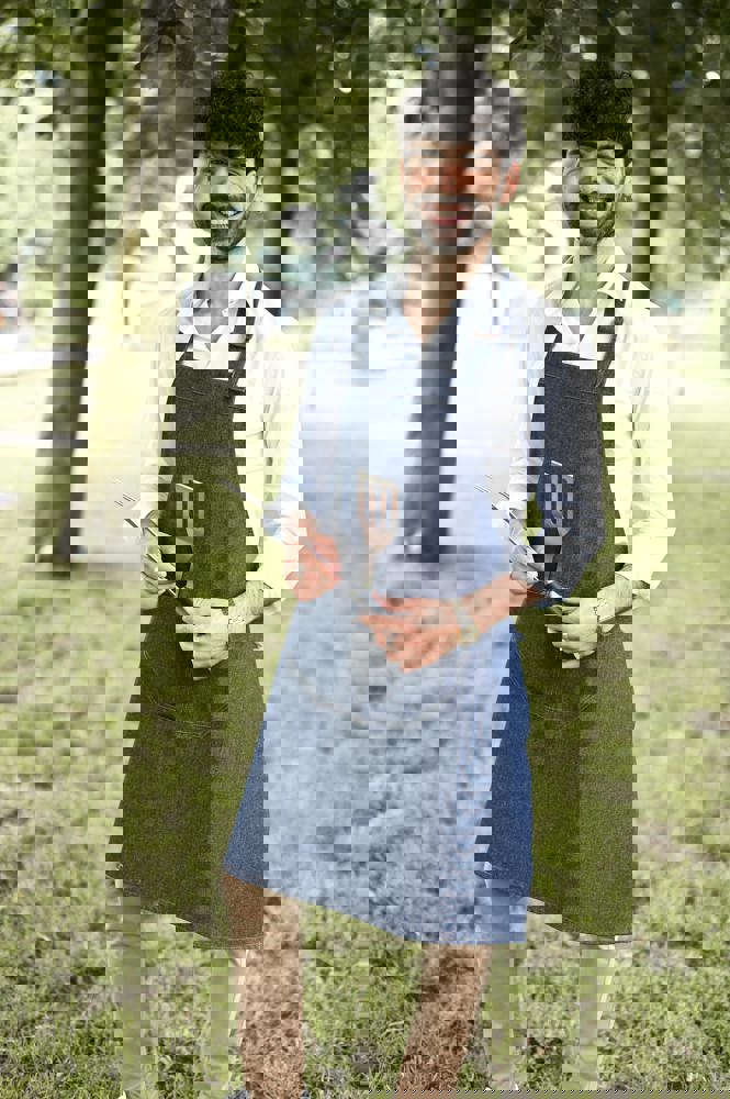 Denim Schürze 85x75 cm