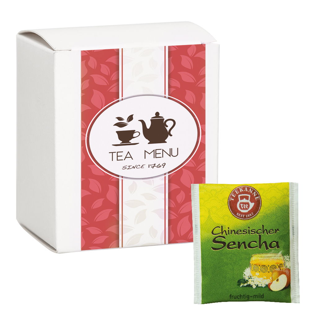Beuteltee Chinesischer Sencha, 10 Stück, 17,5g, Faltschachtel
