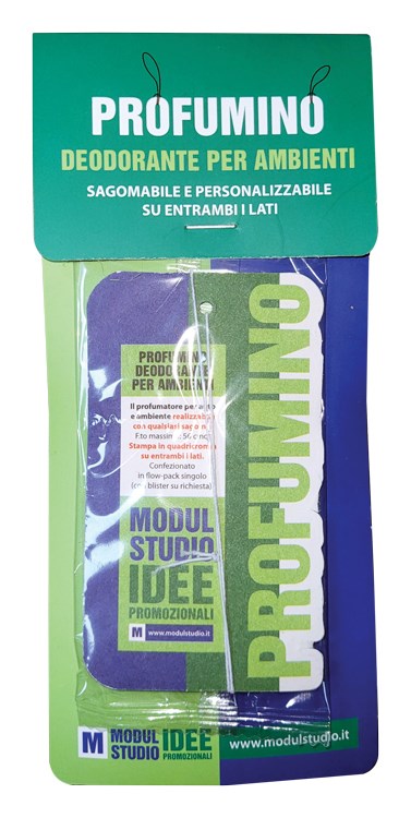 Werbeartikel Lufterfrischer + Kopftkarte