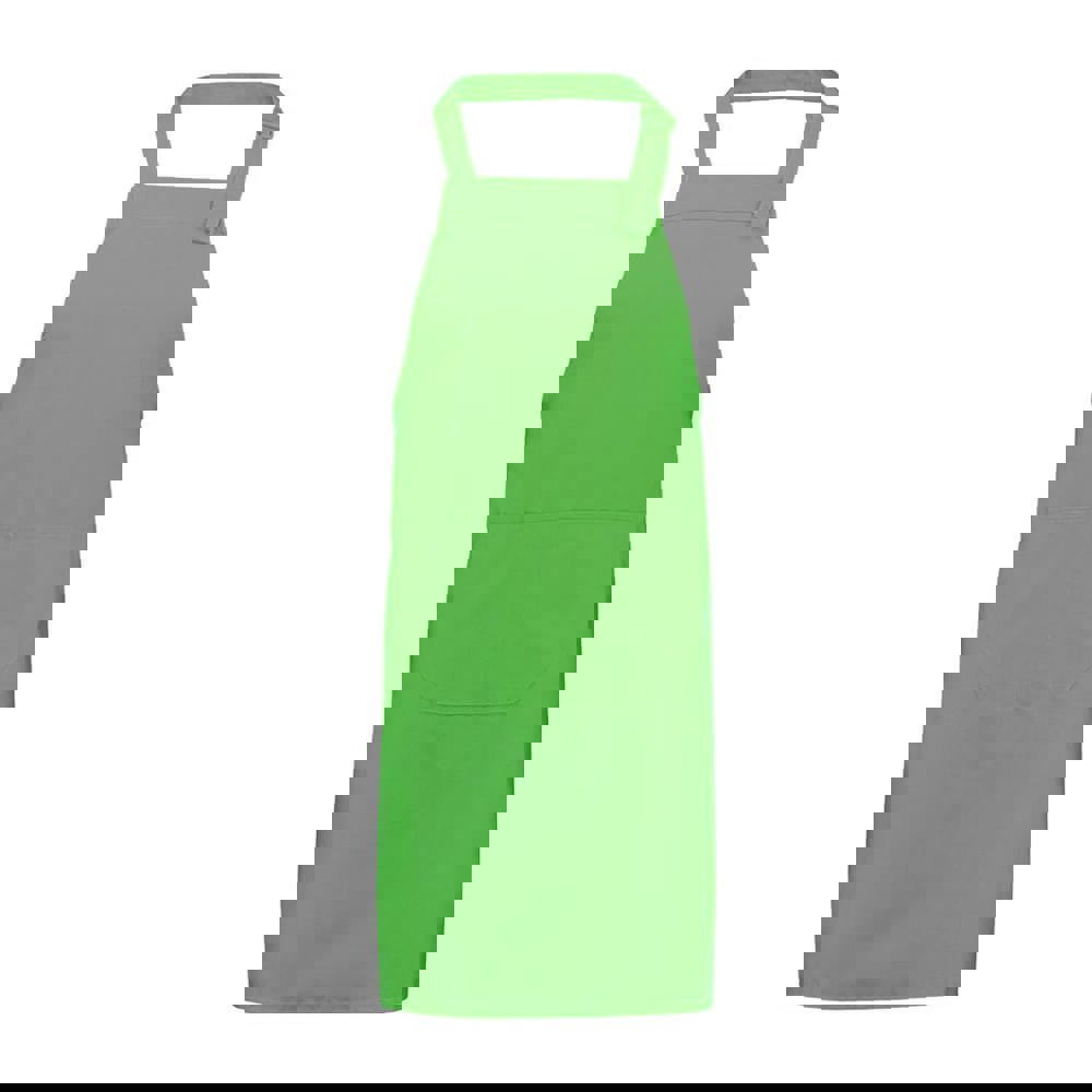 Latzschürze 75x85 cm - Grün (PMS 7488c) / Grun