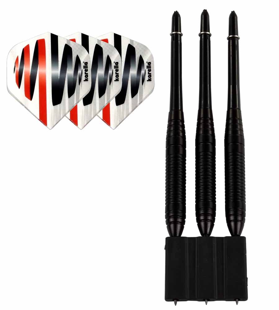 3 Standard Steeldarts Blackstar 21g | indiv. 4c Logo auf Blister