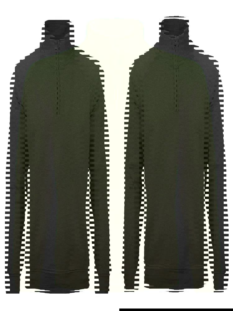 BS Sirio Pullover mit halbem Reißverschluss, 280 gr/m² - Olivgrün (PMS 418C)