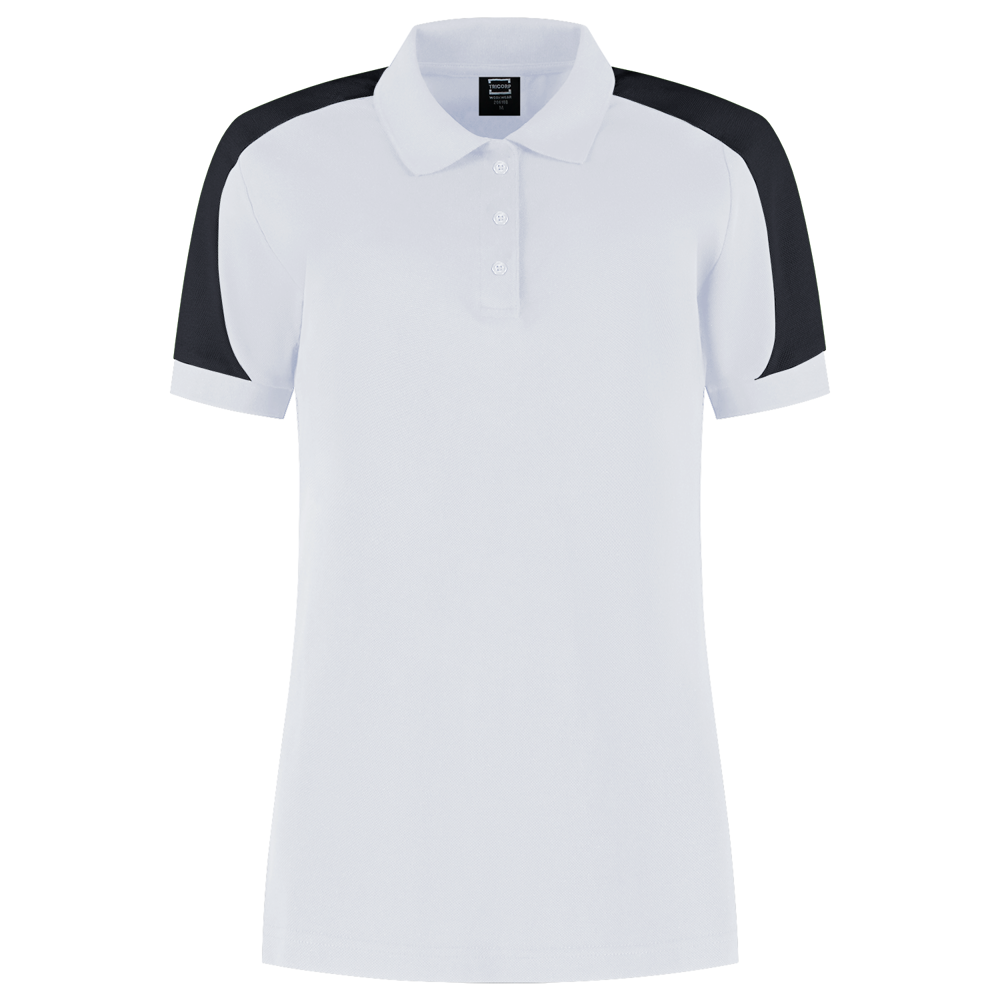 Poloshirt Bicolor Redefined Damen - WhiteAnthracite
