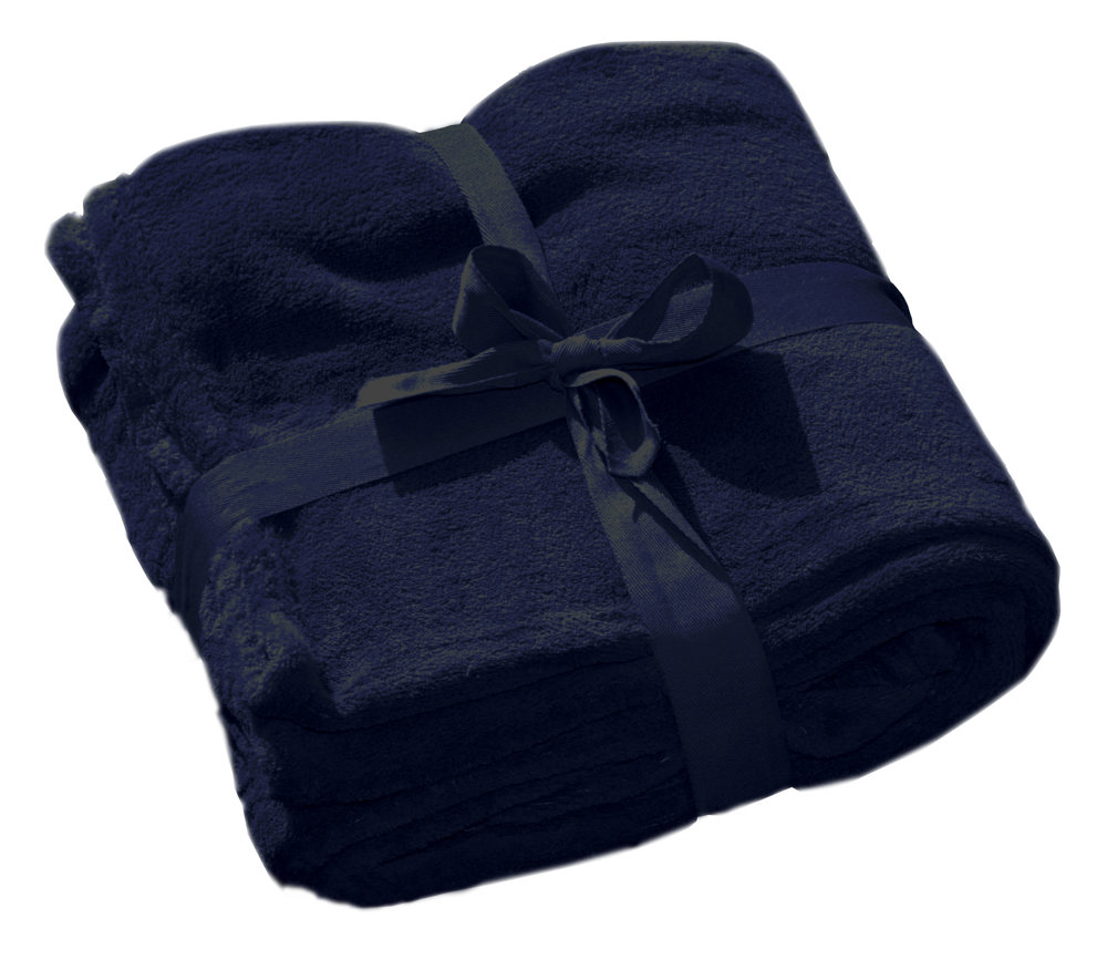 Coral-Decke 150 x 130 cm - navyblau