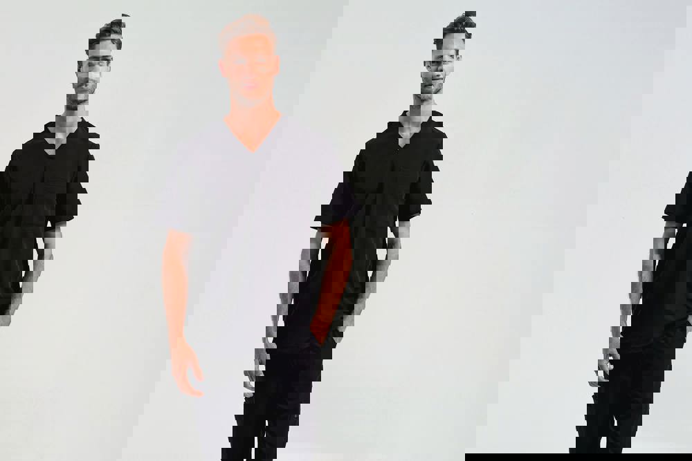 NN200 - Stretch-Tunika für Herren mit kurzen Ärmeln