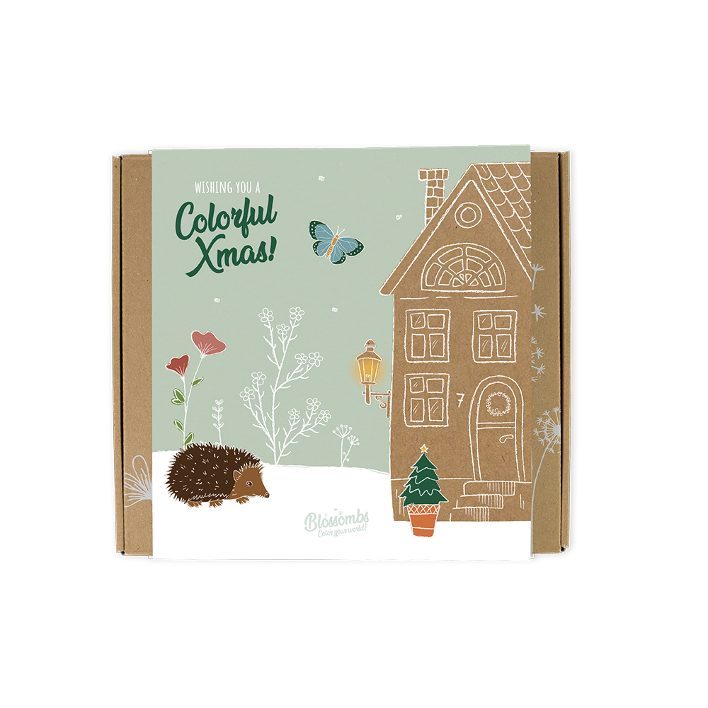 Geschenkkarton 9-teilig Thema Weihnachten