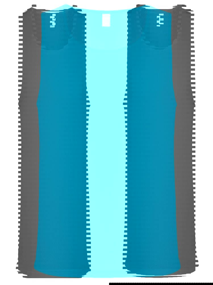 SP Step Tanktop, 140 g/m2, 100 % Polyester - Turquoise Blue (PMS 7703C)