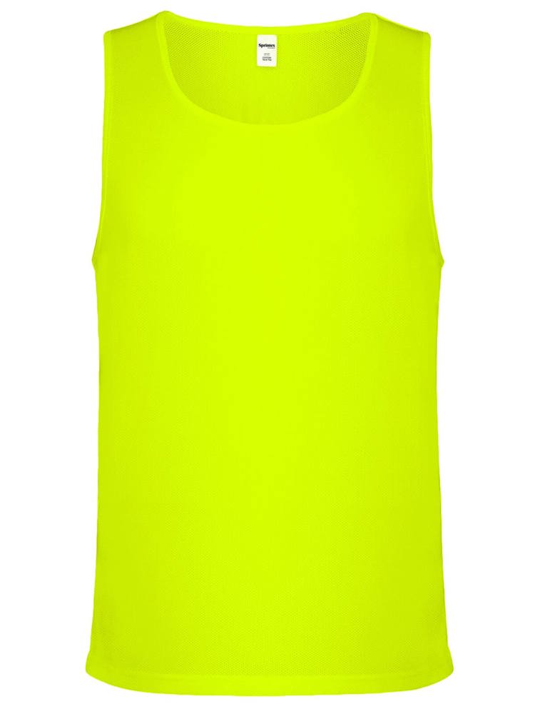 SP Step Tanktop, 140 g/m2, 100 % Polyester - Neongelb (PMS 809C)