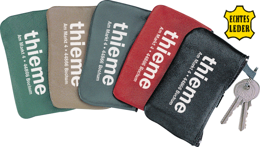 Lederschlüsseltasche LEONARDO - Farblich sortiert