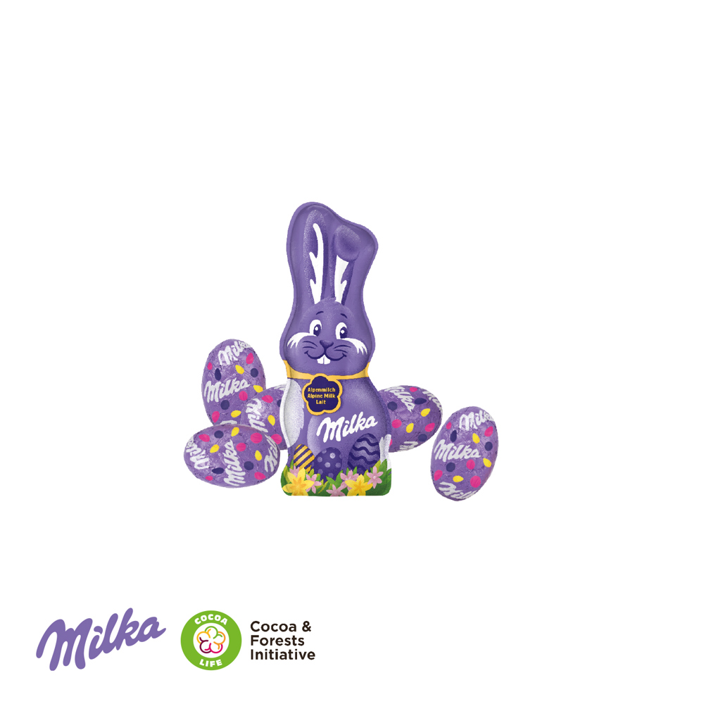 3D Präsent "Container" Ostern mit Milka Schokoladenmischung