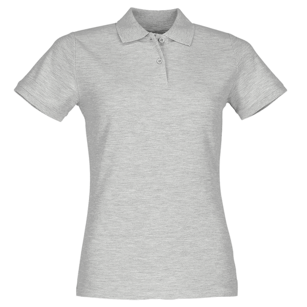 630300 - Ladies Premium Polo - graumeliert