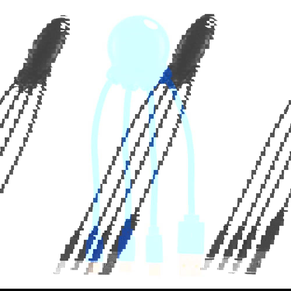 2087 | Xoopar Octopus Charging cable - blau