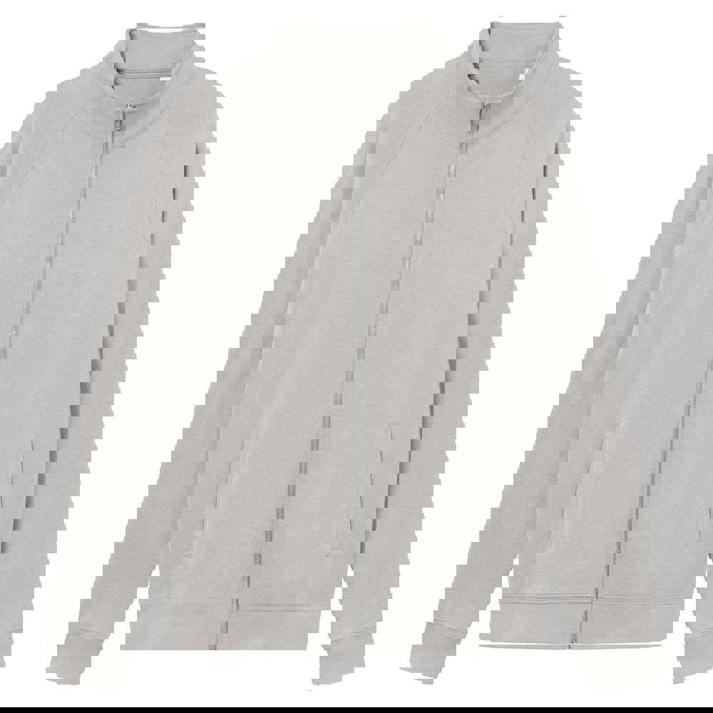 Brickstone Unisex Pullover mit durchgehendem Reißverschluss, 280 gr/m² - Grau (PMS Cool Grey 8C) / Grau