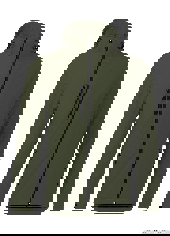 BS Storm Softshell-Jacke, 340 g/m2, 96 % Polyester / 4 % Elastan - Military (PMS 7771C)