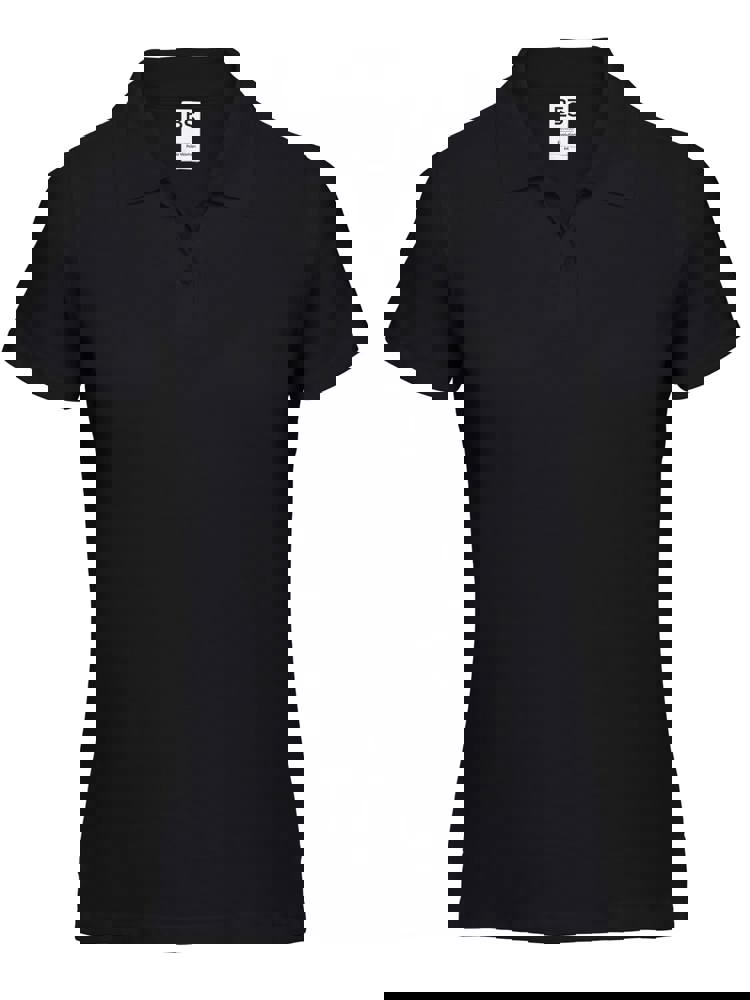 BS Evolution Damenpolo, 180 g/m2, 100 % Baumwolle - Schwarz (Black)